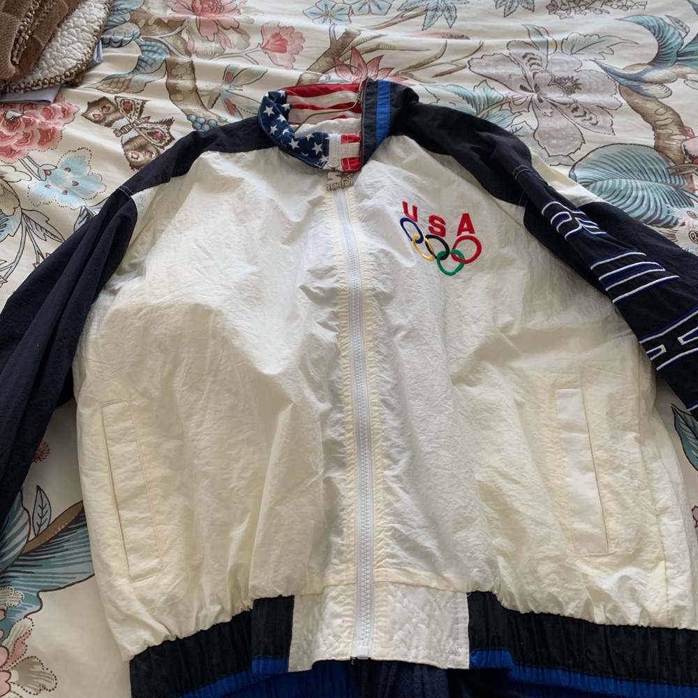 Vintage 90s rare USA boxing starter jacket Medium - Picture 2 of 3